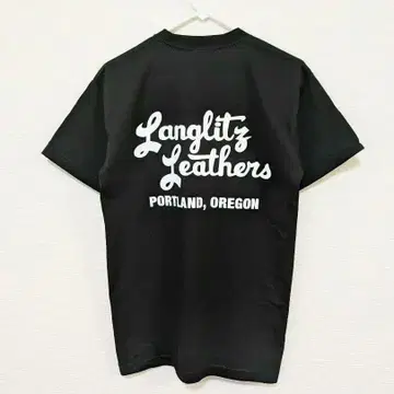 새상품 Langlitz Leathers 프린트T셔츠