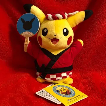 먼슬리 피카츄 봉제 인형 기모노풍 7월