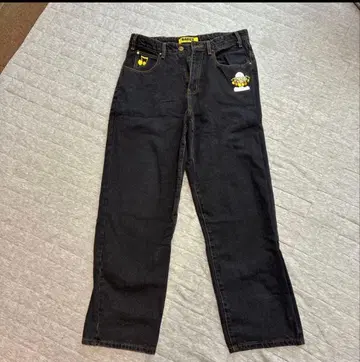 ButterGoods 배기 데님 BAGGY 음표 자수 30