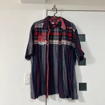 새상품급 tommy jeans 타미힐피거 셔츠 스트라이프 반팔 셔츠