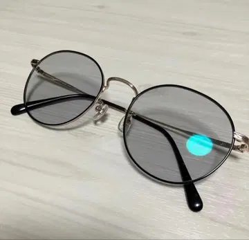 JINS 안경 Modern Rim Metal 도수 없음 새상품급