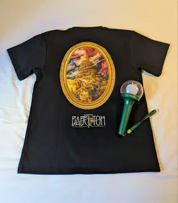 미세스 그린애플 바벨탑 티셔츠 L 사이즈 응원봉 세트