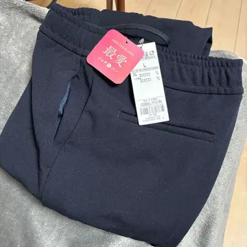 택 포함 새상품 앙피로 속기모 조그 팬츠 L 네이비