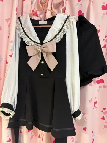 LIZLISA 리즈리사 긴팔 세일러 카라 셋업 셋업