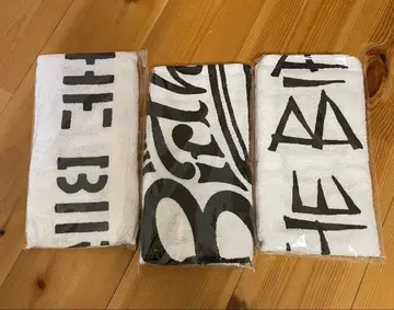 the birthday 타월 3개 세트 음악 디자인