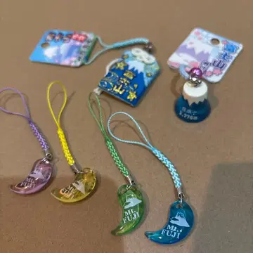 후지산 스트랩 세트 키링 끈