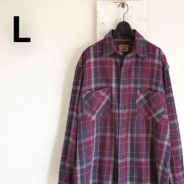 구제 의류 St.Johnsbay 세인트존스베이 헤비 플란넬 셔츠 레드