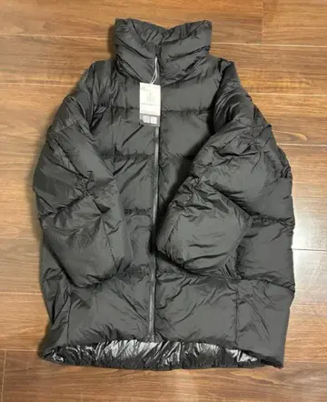 미사용 새상품 유니클로 U 오버 사이즈 다운 자켓 블랙 XL 울트라 웜