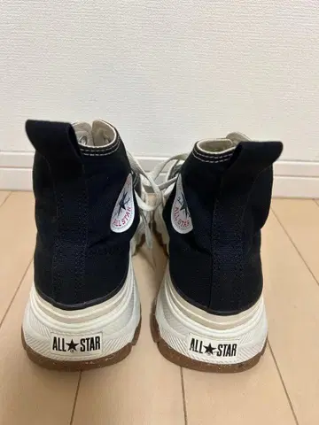 ALL STAR 블랙 하이컷 스니커즈