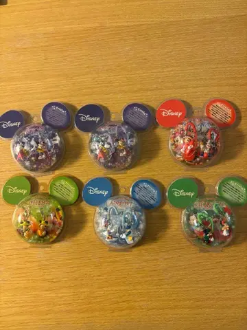 디즈니 Trivia 지퍼 홀더 6개 세트 미개봉 새상품