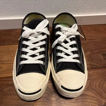 Jack Purcell 블랙 로우컷 스니커즈