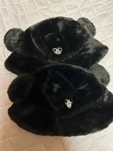 미키 미니 귀 달린 블랙 햇 58cm