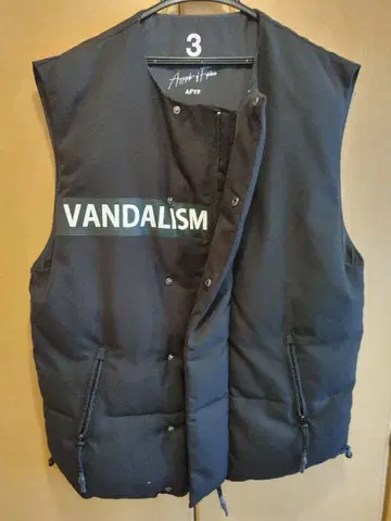 rovtski VANDALISM 충전솜 베스트 사이즈 XL