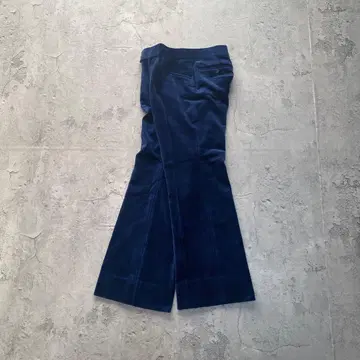 90s~ USA 구제 의류 Y2K 벨로아 바디 플레어 팬츠 부츠컷