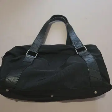 새상품급 보스턴 백 이자크 블랙 가죽 나일론