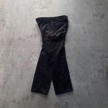 USA 구제 의류 벨로아 바디 블랙 팬츠 다크 블랙 컬러