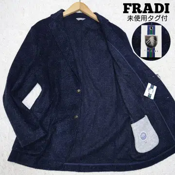 미사용 택 포함 FRADI 테일러드 자켓 언컨 네이비 54