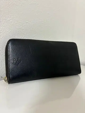 폴스미스 장지갑 로고 블랙