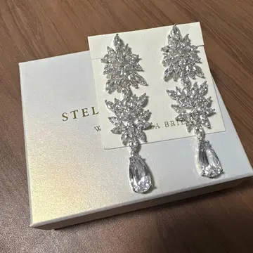 STELLA BRIDAL 귀찌 브라이덜 지르코니아 티어드롭