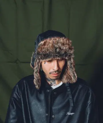 Subciety 플라이트 캡 블랙/퍼