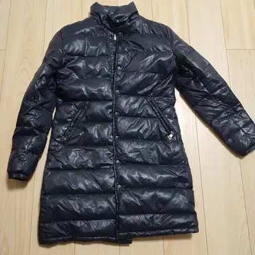 MONCLER 네이비 롱 다운 자켓