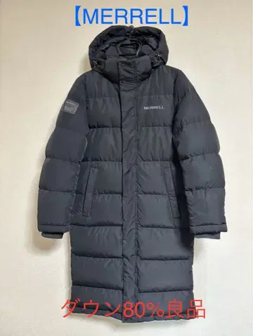 [ MERRELL ] 머렐 다운 벤치 코트 다운 80% 블랙 XS 고품질