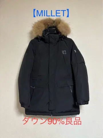 [ MILLET ] 밀레 다운 자켓 블랙 다운 90% 95 고품질