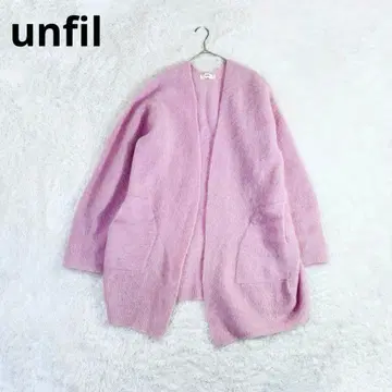 732 앙필 스트레치 슈퍼 키드 모헤어 가디건 핑크