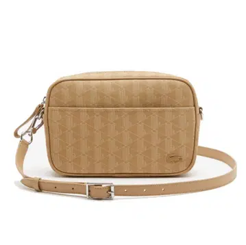 라코스테 데일리 라이프스타일 시즈널 모노그램 지퍼 숄더백