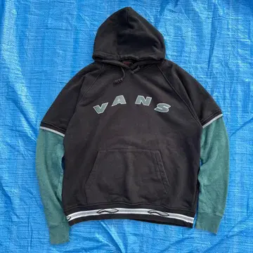 90s vans 배색 풀오버 맨투맨