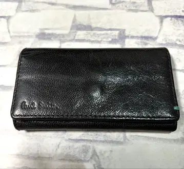 폴스미스 천연 가죽 키케이스 가죽 블랙 블랙 4연