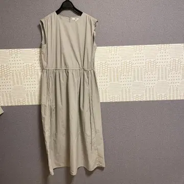 UNIQLO C 그레이 슬리브리스 원피스 M