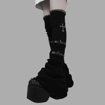 DimMoire 디딤모아르 십자가의 맹세 니하이 워머 블랙