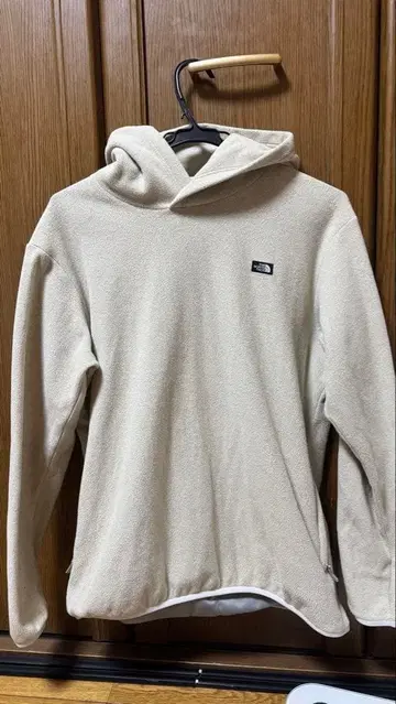 THE NORTH FACE 베이지 플리스 후드티