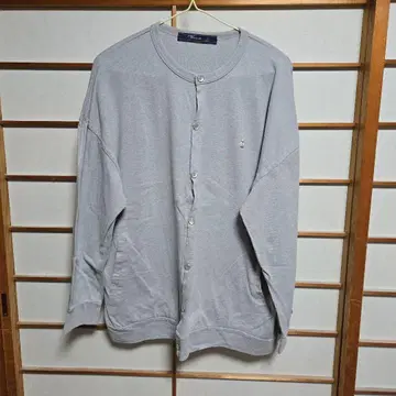 그레이 긴팔 가디건