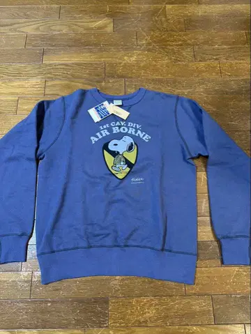 새상품 버즈릭슨 맨투맨 스누피 콜라보 BUZZ RICKSON'S