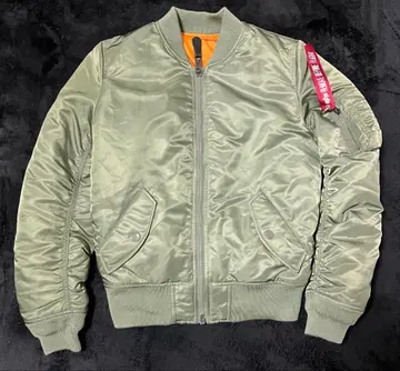 ALPHA INDUSTRIES MA-1 플라이트 자켓 블루종 올리브