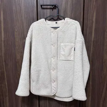 유니클로 마리메꼬 플리스 자켓 보아 자켓