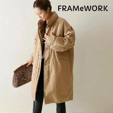 FRAMeWork 프레임워크 필드 후드티 모즈 코트 베이지