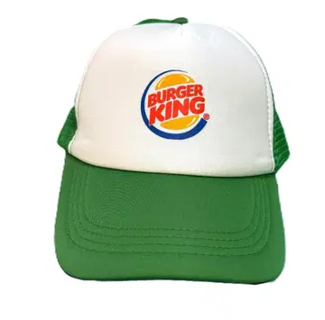 버거킹 모자 그린 메쉬 1 새상품 중국에서 구매
