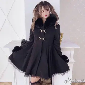 MARS 롱 코트 블랙 지뢰계 양산형