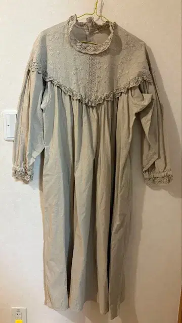 사만사 모스2 베이지 롱 원피스