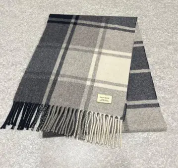 캐시미어 체크 머플러