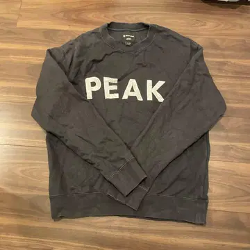 SNOWPEAK/스노우피크 별주 크루넥 맨투맨 블랙M