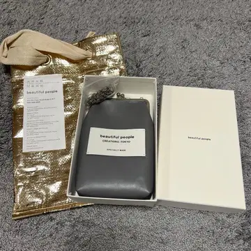 beautiful people 가마구치 체인 숄더