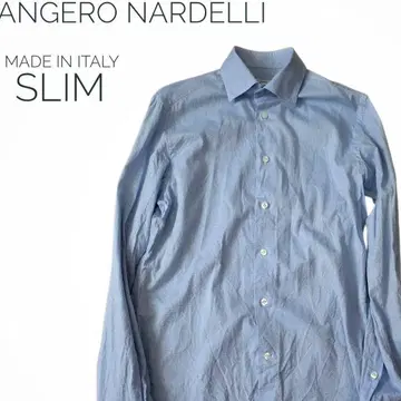 앙제  ANGELO NARDELLI 슬림 셔츠 라이트 블루