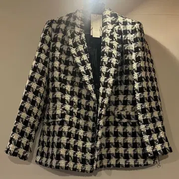 ZARA 여성용 하운드투스 체크 자켓