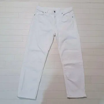 자라 ZARA 남성용 화이트 청바지 데님 S 사이즈