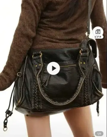 SHEIN 가죽 숄더백