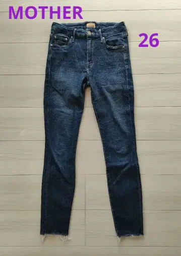 MOTHER 스키니 데님 THE LOOKER ANKLE FRAY 26